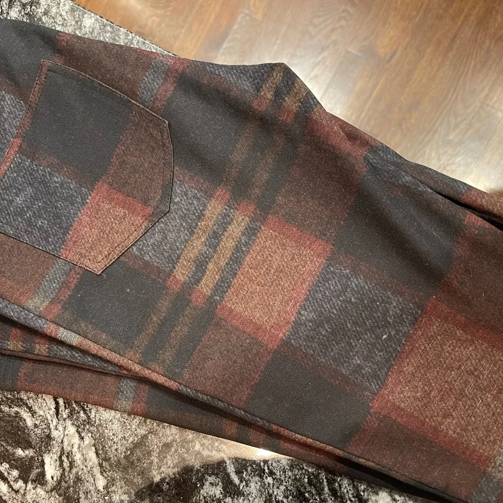 Sanctuary Runway / Anthropologie plaid stretch pants - Picture 5 of 6